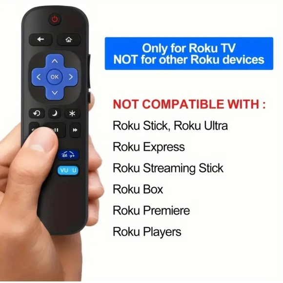 NWT! Roku Replacement Remote Control For Roku TV - Picture 4 of 7